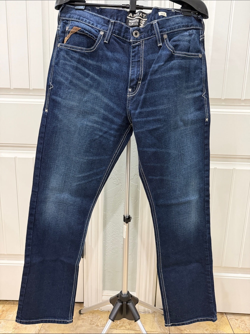 Ariat Men's Dark Indigo Slim Jeans M8